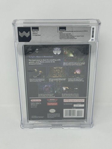 Luigi's Mansion Nintendo GameCube Made in Japan Sealed New WATA 9.4 A Graded - Picture 2 of 2