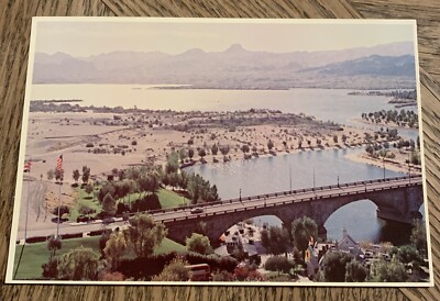 Vtg Postcard 1980s Lake Havasu City Arizona London Bridge