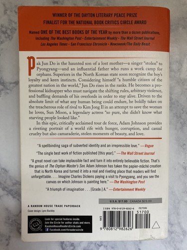 The Orphan Master's Son by Adam Johnson (2012, Trade Paperback) Random House - Picture 2 of 7