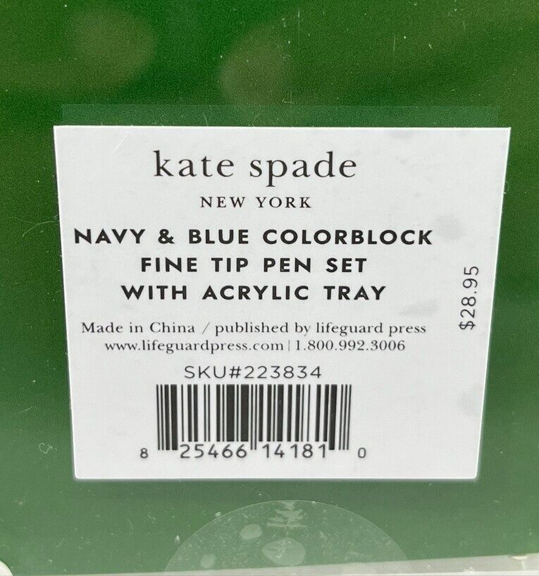 Kate Spade Pen Set Fine Tip - Black Ink thumbnail 4