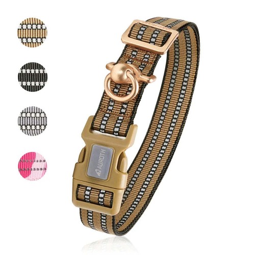 Collares ajustables de nailon suave sin tirar Auroth Pets para perros medianos y grandes - - Imagen 11 de 14