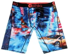 Ethika Staple Japan City Lights Storefronts Buildings Boxers Mn's M (30-32) NIP