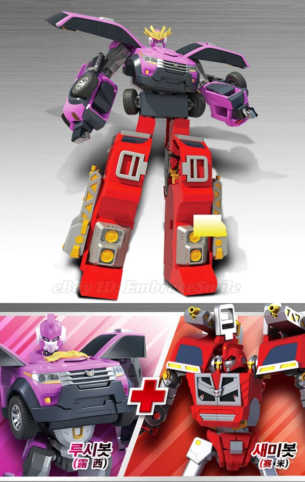 Miniforce TRANS FORCE GIANTRON Transforming 4-Integration Great Robot Megazord - Image 4 of 4