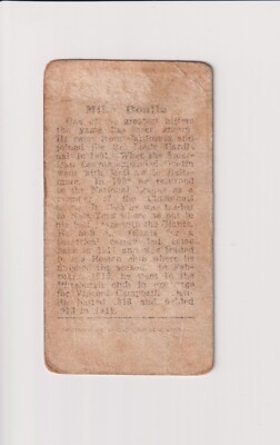 tobacco anonymous 1912 T207 Anonymous Tobacco Donlin Pittsburgh Tough Short Print !