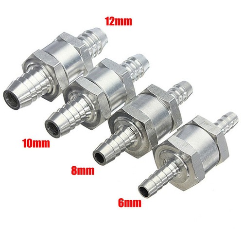UK 6-12mm ALUMINIUM NON RETURN CHECK ONE WAY VALVE ROLLOVER BREATHER FUEL SYSTEM - Picture 3 of 14