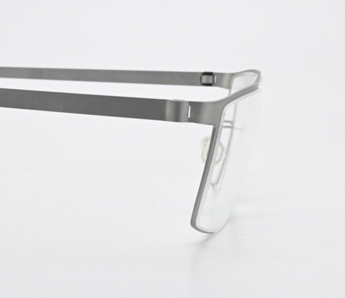 LINDBERG Brille 9519 Col 05 Strip Titanium Seidenmatt Silber Rechteck Leicht M - Picture 8 of 12