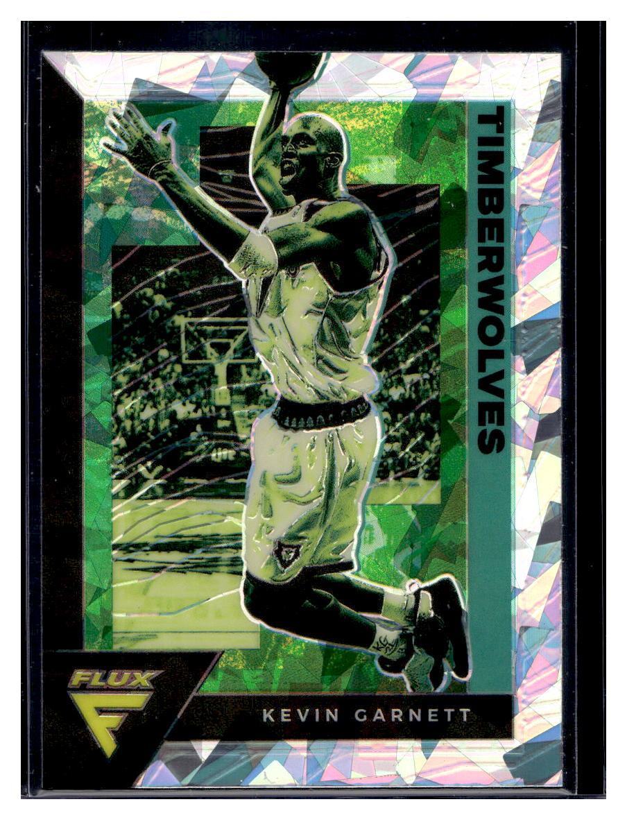 2020-21 Panini Flux Silver Cracked Ice Prizm #198 Kevin Garnett Fanatics Qty