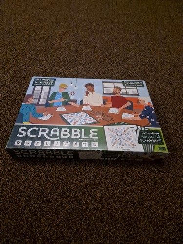 Scrabble Duplicate Board Game - Family Word Game For Up To Six Players - Picture 2 of 9