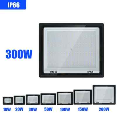 LED Floodlight AC220V 10-300W Sensor Radar Light Suitable For Outdoor WallGarden