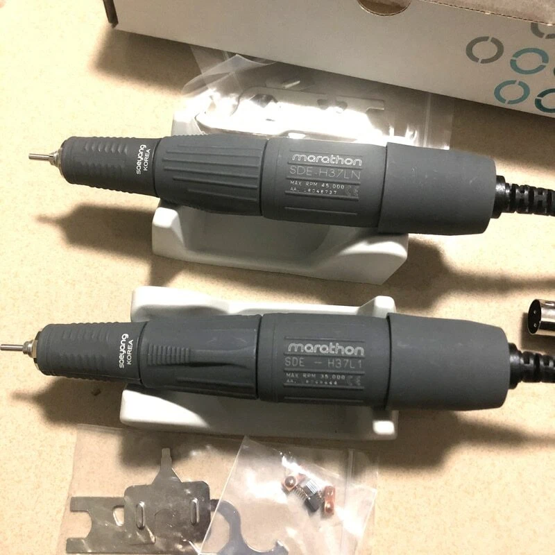 1 pieza dental LAB MARATHON micromotor pulido pieza de mano 2,35 mm SDE-H37L1 35000 RPM Foto 2 de 4