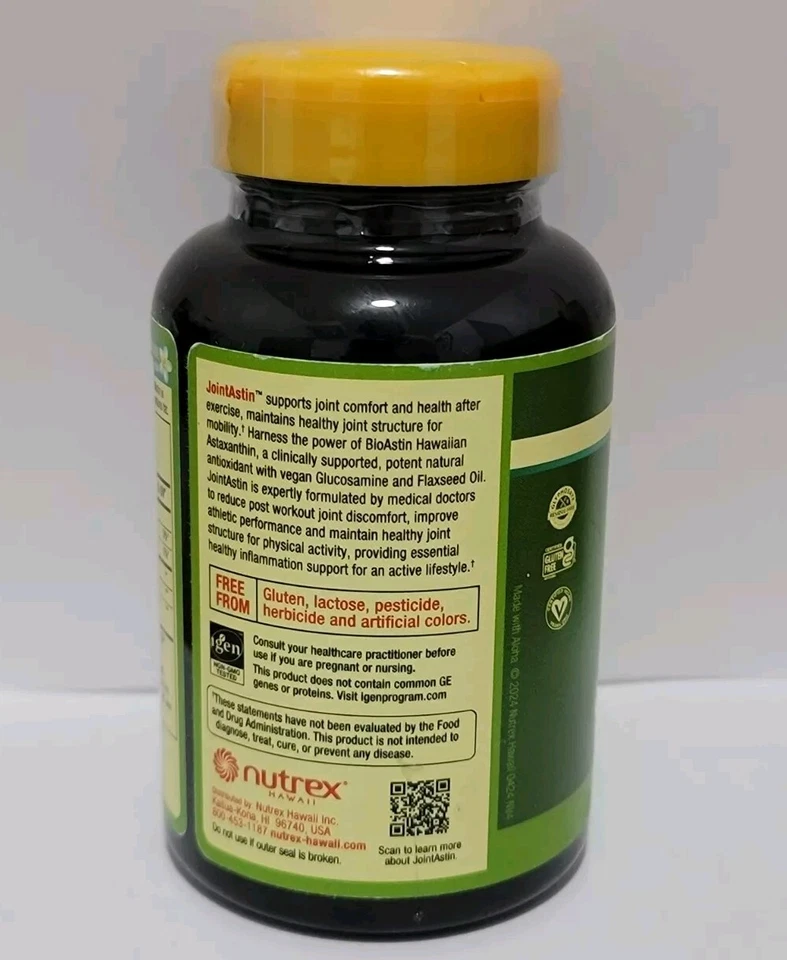 2件装全新Nutrex夏威夷JointAstin 12毫克120软胶囊新品 — 第 2/3 张图片