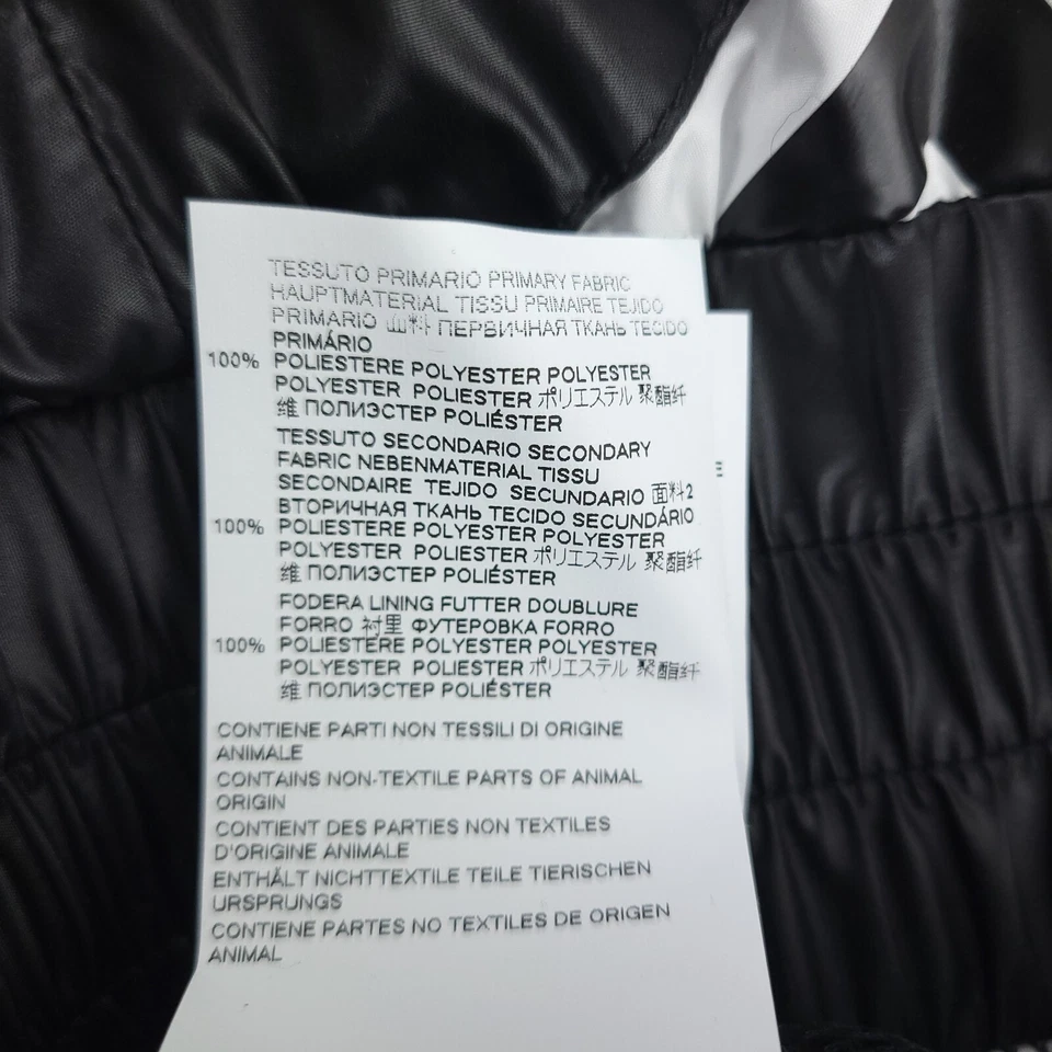 $735 Just Cavalli Black & White Slant Logo Sports Jacket Mens Size Italy 46 - Image 4 of 4