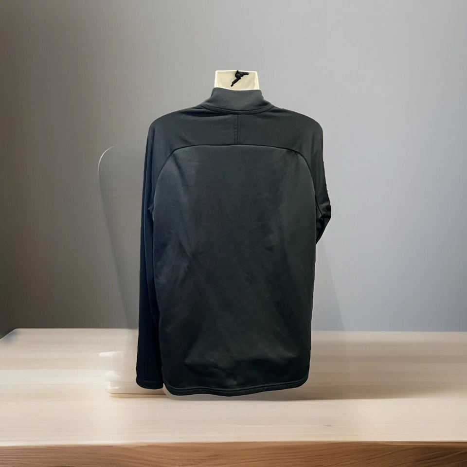 Nike 1/4 Zip Pullover Medium Black Casual Dri Fit Outdoors - Image 2 of 4