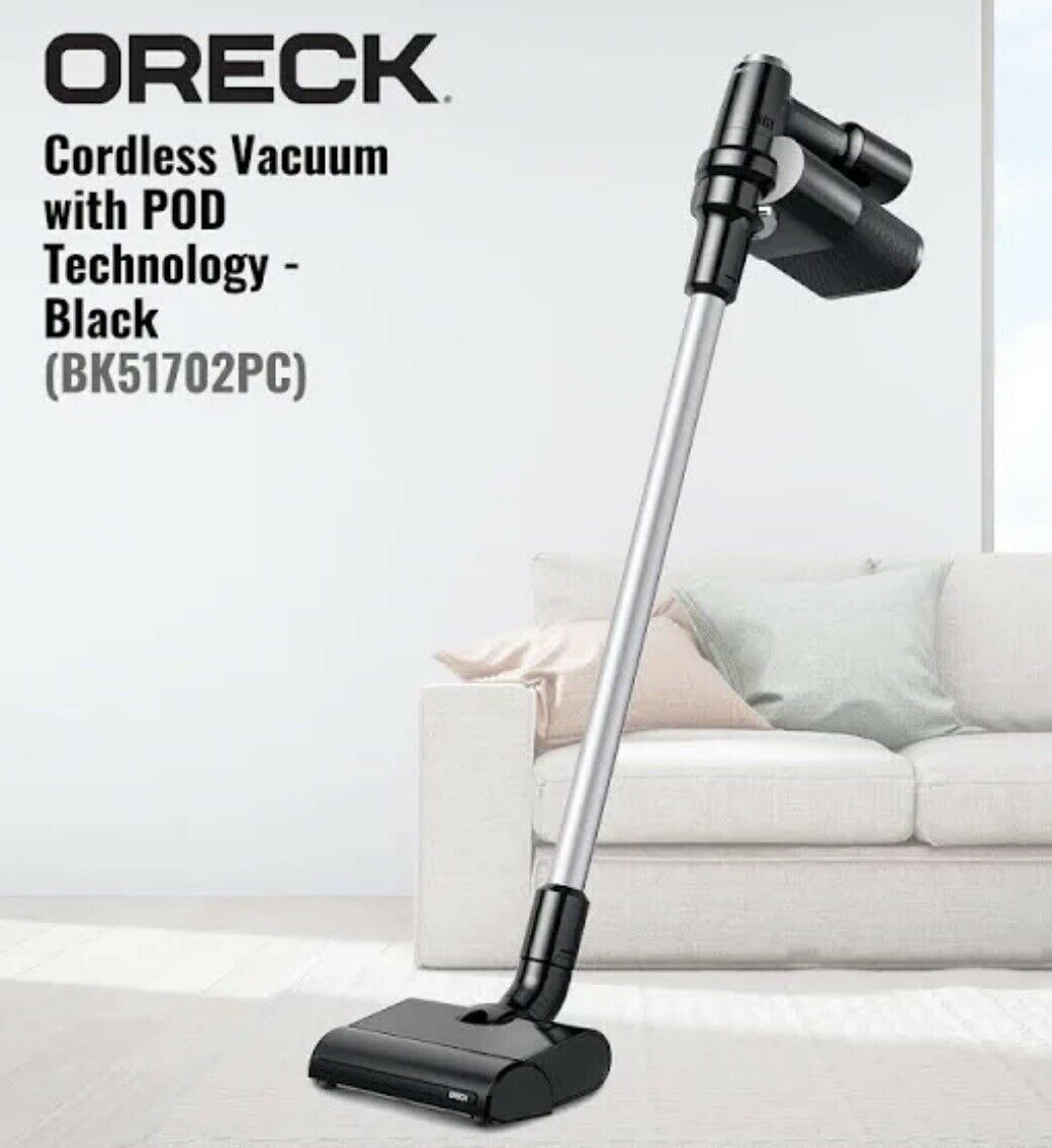 Oreck Cordless Stick Vacuum With Pod 