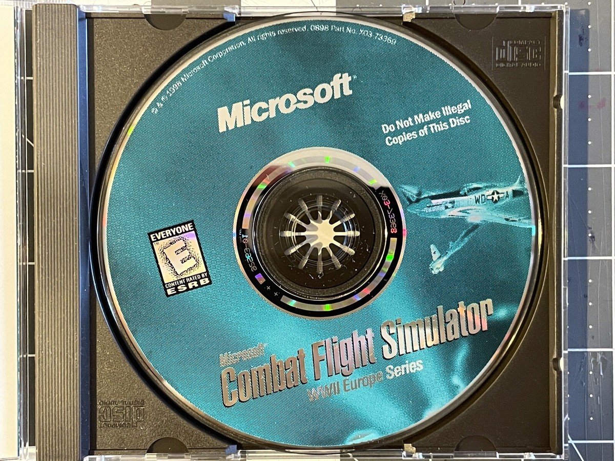 Microsoft Combat Flight Simulator WWII Europe Series, 1998 PC Big