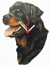 Rottweiler Clock - Rottweiler Gift Rottweiler Gifts - Rotties - Rottweilers D22C