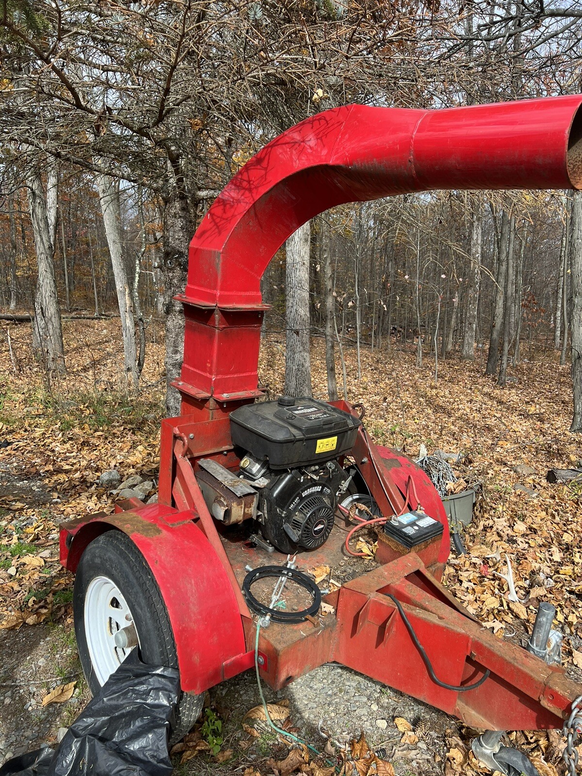 tow behind leaf vacuum eBay