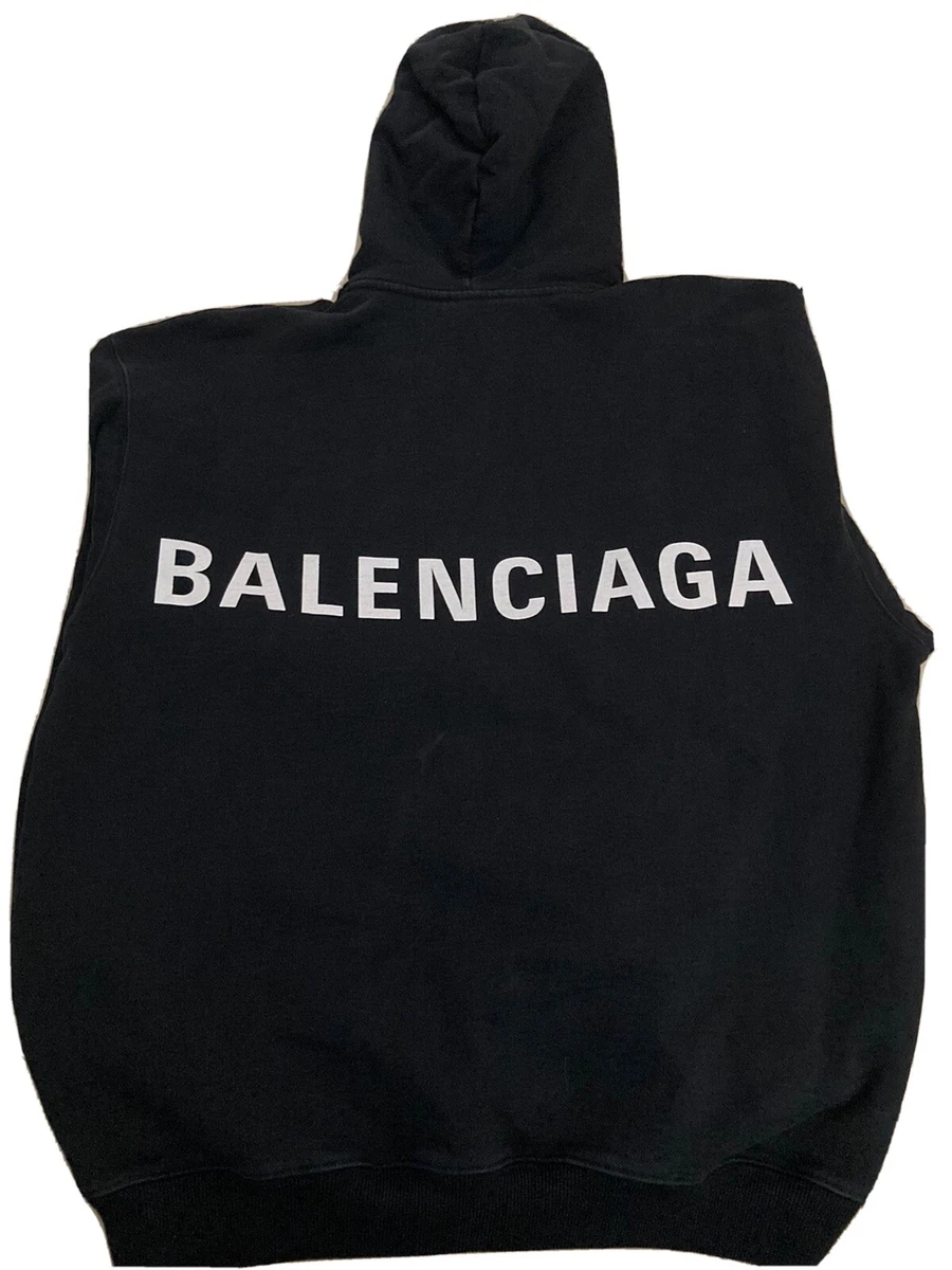 Balenciaga Black Hoodie Small | eBay