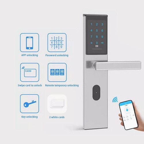 RFID Card Apartment Anti-theft Intelligent Induction Combination Lock+Card - Picture 8 of 17