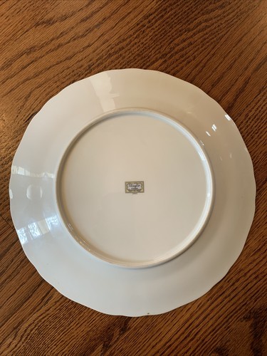 VTG "UCAGCO CHINA" GOLD TRIMMED EMBOSSED-SCALOPPED RIM 10 /1/4" PLATE-JAPAN - Picture 4 of 7
