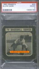 1950 Drake's 20 Alvin Dark PSA 2 (5786)