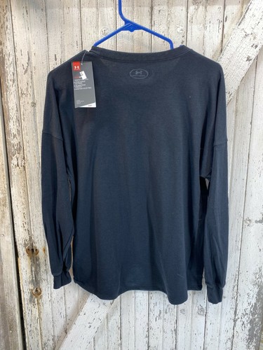 Girls Long Sleeve Large Under Armour Holiday Print Cheering Squad Spirit T-Shirt - Picture 7 of 7