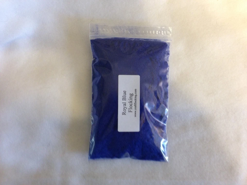 FLOCKING UNLIMITED Royal Blue Flocking