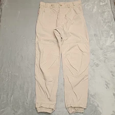 The North Face Pants Mens 38 Beige Cargo Tech 100% Nylon Lightweight Hiking