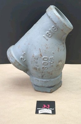 Mueller N.C. 2'' Y-Strainer 1616 600 WCB J4E Y Strainer Socket Weld Connections