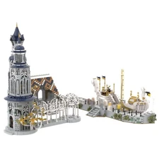 MOC-164397 An Elvish Port City with Harbor 5721 Pieces Christmas Gift