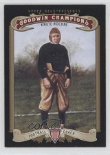 2012 Upper Deck Goodwin Champions Knute Rockne #13 0d2