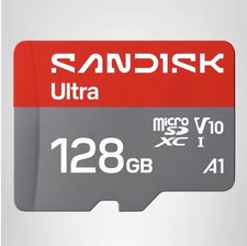 SanDisk Ultra 128GB A1 120MB / s Class 10 UHS-I microSDHC Memory Card