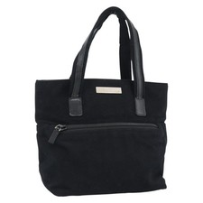 GUCCI Borsa a mano cotone nero argento 002 8079 Autore bs35582