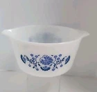 Vtg PYREX Blue Willow Casserole Dish 1qt #473 Cottage Core USA OVENWARE