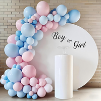 Rosa Und Blau Luftballons Girlande, 176 StüCk Gender Reveal Party Deko, Macaron