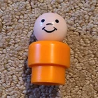 Fisher-Price Little People Orange Boy Figure Vintage Toy 1963-1996