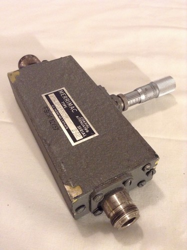 Merrimac Coaxial Attenuator AU-45A5NCM With Starrett Co. Adjustment - Picture 2 of 7