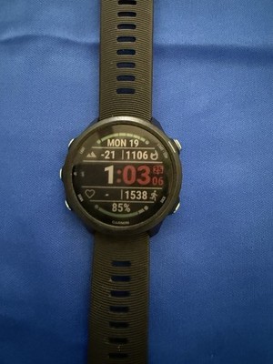Garmin Forerunner 245 GPS Heart Rate Smartwatch Black w/ Cable