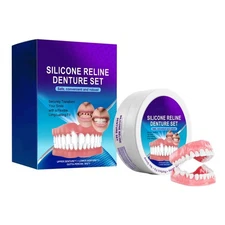 Soft Silicone Denture Set Soft Silicone Denture Reline Kit For Women Men