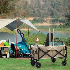 BIG size Cart Collapsible Portable Wagon Cart for beach, shopping, camping, pets