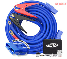Jumper Cables1 Gauge 30 Feet 800a Booster Cables With Ul-listed Clamps