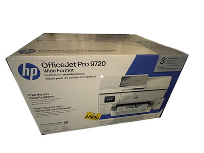 HP OfficeJet Pro 9720 Wide Format 11'' x 17'' A3 Color Printer Scanner Copier Fax!