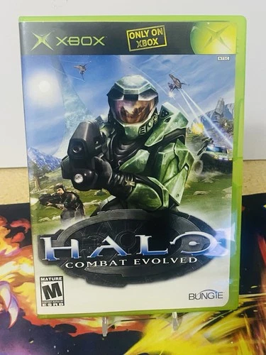 Halo: Combat Evolved Black Label(Original OG Microsoft Xbox, 2001)
