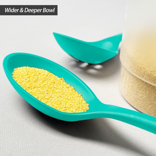 Silicone Spoons for Cooking - Extra Large Kitchen Spoons for Mixing, Serving,... - Picture 4 of 9