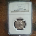 1951 S PCGS MS 66 Washington Silver Quarter