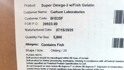 New Super OMEGA -3 Fish Oil Gelatin Capsules  5,000  In The Box
