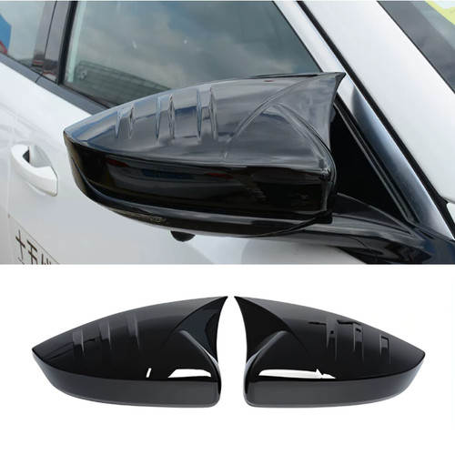 Black OX Horn Side Rearview Mirror Cover Trim For Nissan Sentra 2026