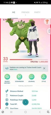 Pokemon Go (Stufe 33) Shiny Machamp (42 Shinys)