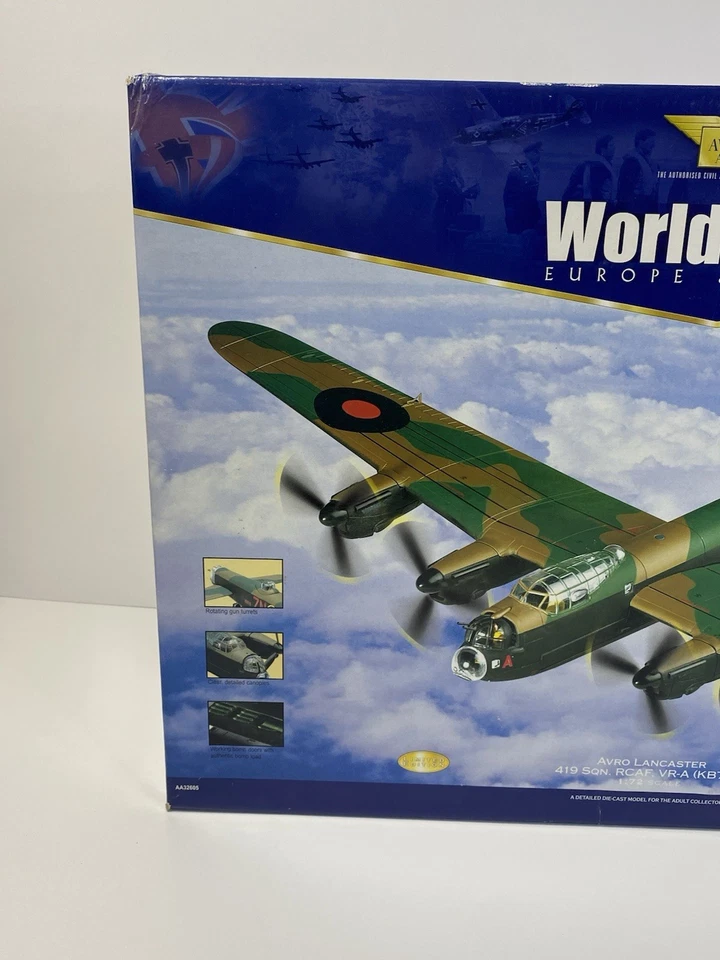 Corgi The Aviation Archive AA32605 Avro Lancaster 419 Sqn RCAF VR-A 1:72 READ - Image 3 of 4