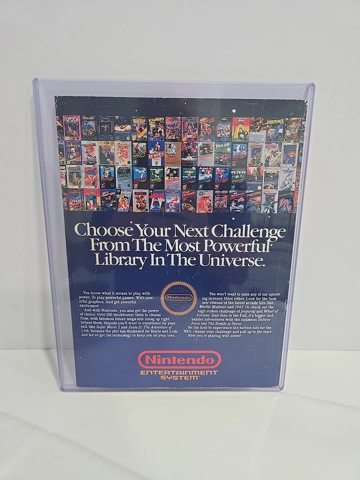 Nintendo Power 1 First Issue July August 1988 Complete w/ Poster & Both Inserts - Image 2 of 4